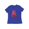 Stepevoli Clothing - Round Neck T-Shirt (Women) - Roar Of The Fuchsia Lion (15 Colours)