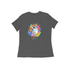 Stepevoli Clothing - Round Neck T-Shirt (Women) - Splashes Of Joy Puppy (16 Colours)