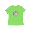 Stepevoli Clothing - Round Neck T-Shirt (Women) - Splashes Of Joy Puppy (16 Colours)