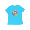 Stepevoli Clothing - Round Neck T-Shirt (Women) - Splishy Splashy Cat (16 Colours)