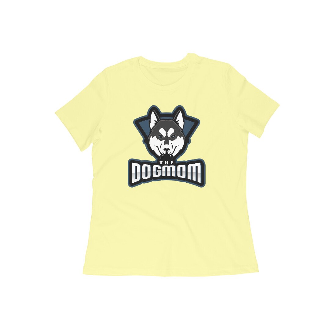 Stepevoli Clothing - Round Neck T-Shirt (Women) - The Dogmom Husky (16 Colours)