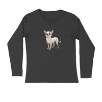 Stepevoli Clothing - Full Sleeves Round Neck (Men) - Chatty Chihuahua (7 Colours)