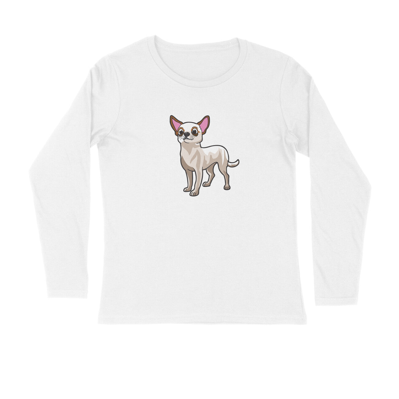 Stepevoli Clothing - Full Sleeves Round Neck (Men) - Chatty Chihuahua (7 Colours)