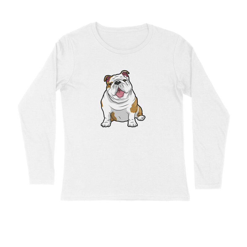 Stepevoli Clothing - Full Sleeves Round Neck (Men) - Wringkly Sprinkly Bulldog (7 Colours)