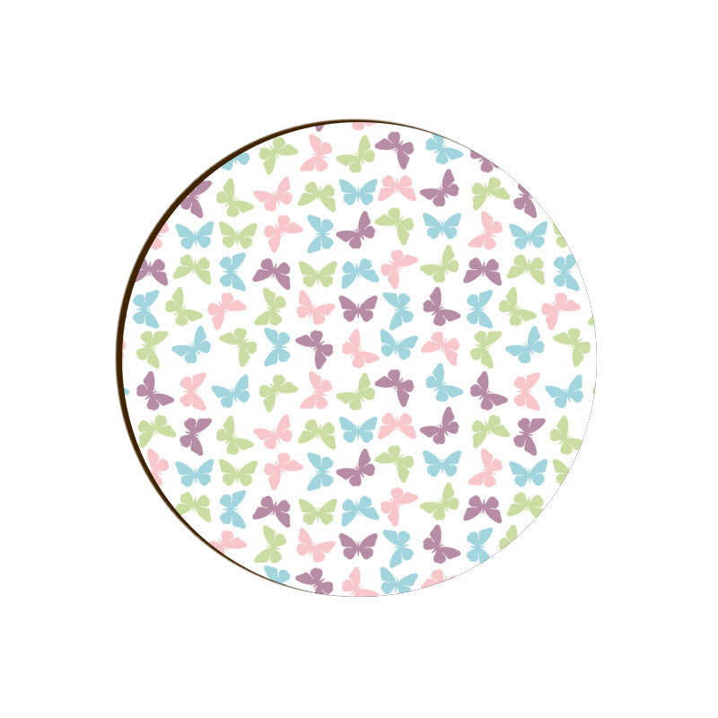 Stepevoli Coasters - All About Butterflies Round Coaster