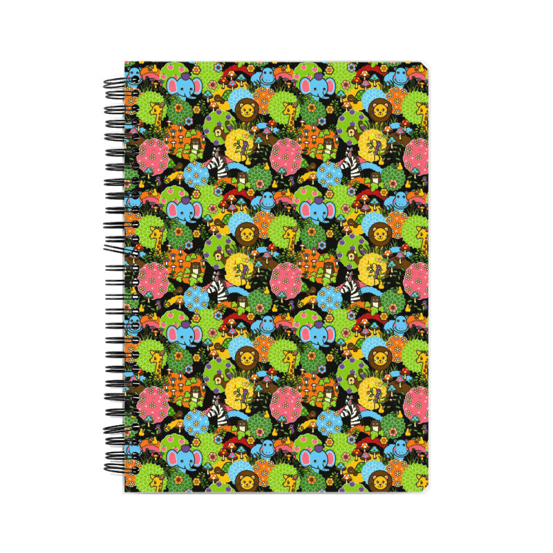 Stepevoli Notebooks - Retro Jungle Party Notebook