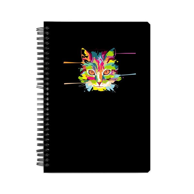 Stepevoli Notebooks - Laser Sharp Cat Notebook