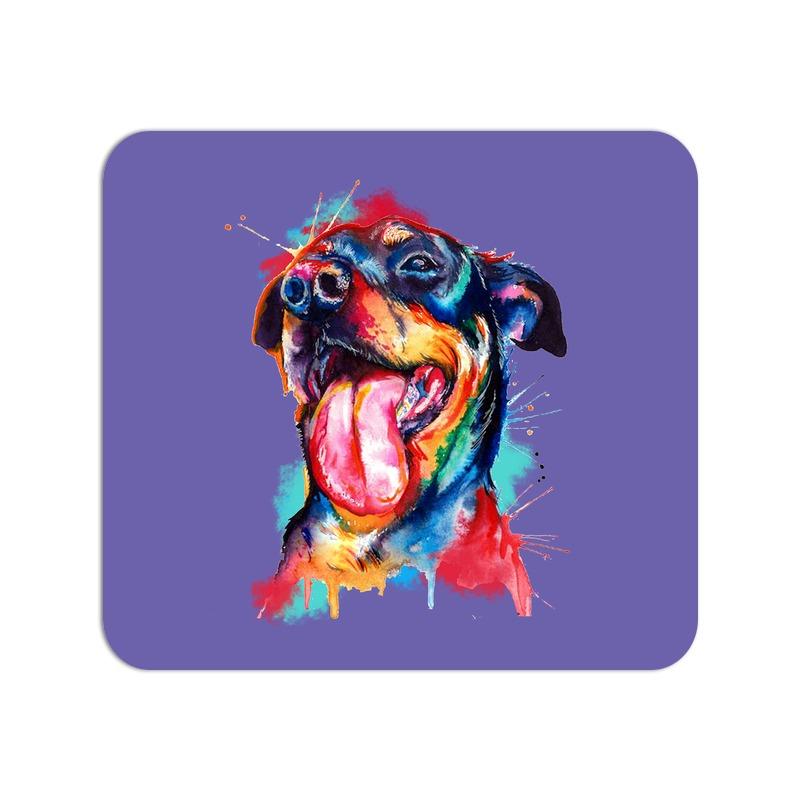 Stepevoli Mouse Pads - Pawfectly Bright Hound Mouse Pad