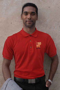 Stepevoli Clothing - Polo Neck T-Shirt (Men) - Be Mine Valentine (4 Colours)
