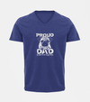 V Neck T-Shirt (Men) - Proud Pug Dad (3 Colours)