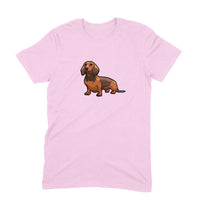 Stepevoli Clothing - Round Neck T-Shirt (Men) - Dash Dash Dachshund (11 Colours)