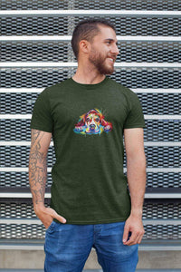 Stepevoli Clothing - Round Neck T-Shirt (Men) - Droopy Dog Eyes (11 Colours)