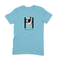 Stepevoli Clothing - Round Neck T-Shirt (Men) - Hang In There Pug (6 Colours)