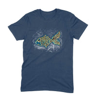 Stepevoli Clothing - Round Neck T-Shirt (Men) - Little Tamasaba Goldfish (11 Colours)