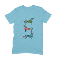 Stepevoli Clothing - Round Neck T-Shirt (Men) - Three Dachshunds (11 Colours)