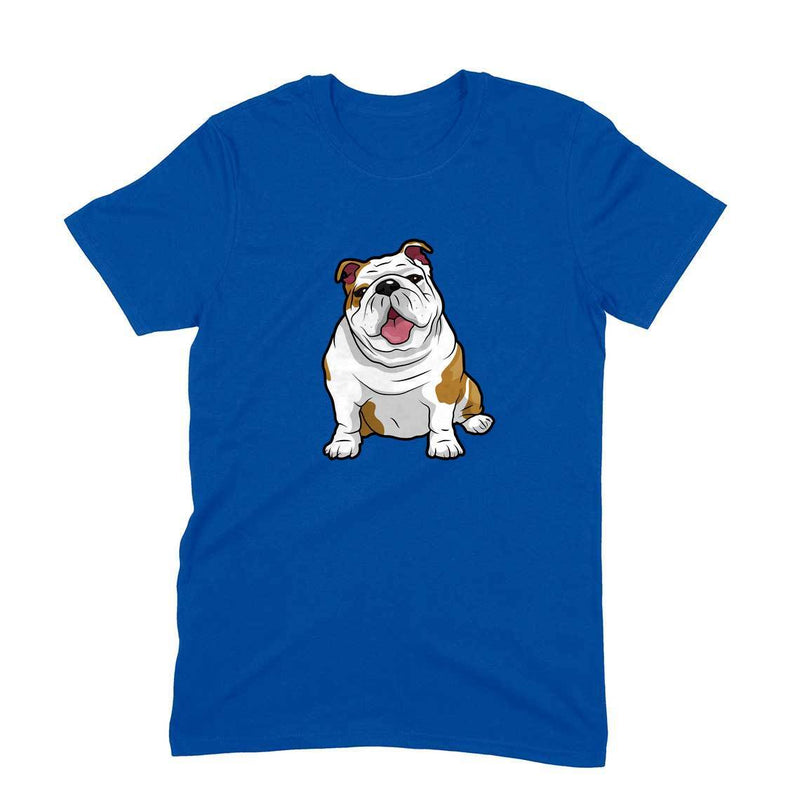Stepevoli Clothing - Round Neck T-Shirt (Men) - Wringkly Sprinkly Bulldog (11 Colours)