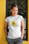 Stepevoli Clothing - Round Neck T-Shirt (Women) - A Meowment Of Sunshine (16 Colours)