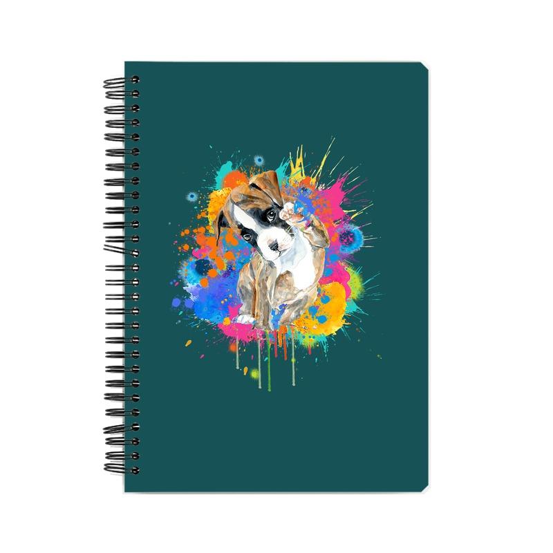 Stepevoli Notebooks - Splashes Of Joy Puppy Notebook
