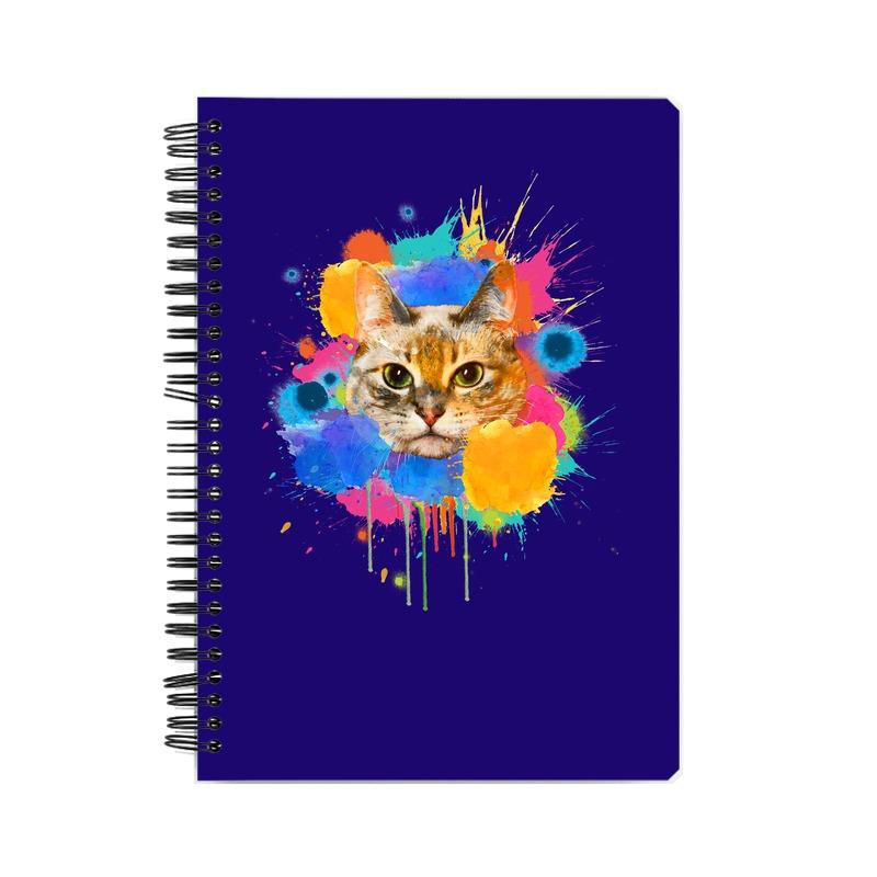 Stepevoli Notebooks - Splishy Splashy Cat Notebook