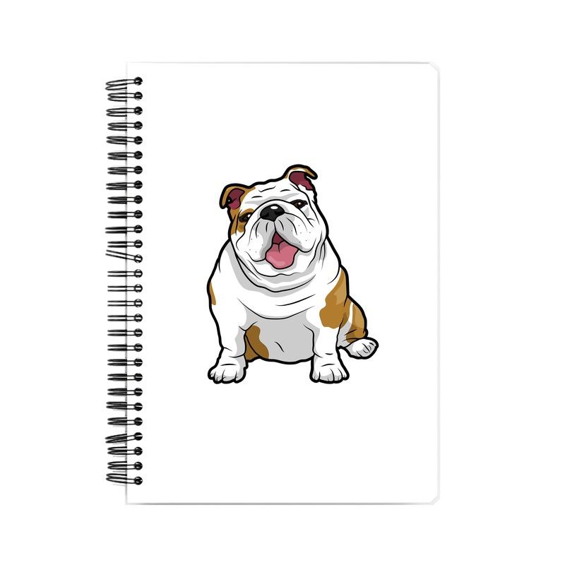 Stepevoli Notebooks - Wringkly Sprinkly Bulldog Notebook